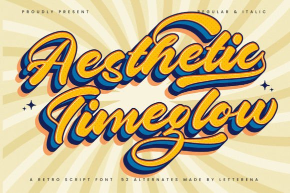 Aesthetic Timeglow: A Luxury Script Font for Scroll-Stopping Brand Content