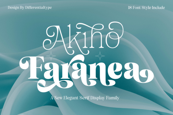 Akiho Faranea: A Serif Font That Elevates Handmade Goods