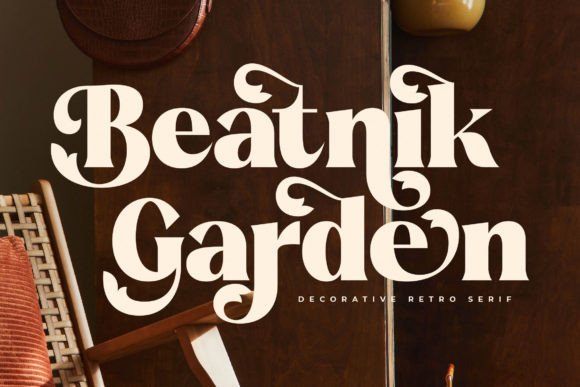 Beatnik Garden: A Luxury Serif Font for Real Business Branding