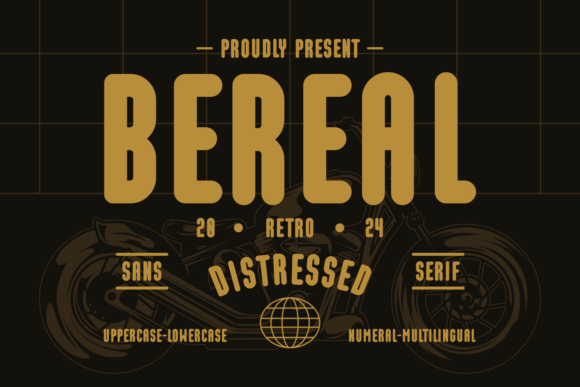 Bereal: A Retro-Bold Sans Serif Font for Digital Impact