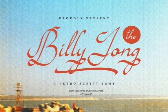 Billy Jong: A Playful Retro Script Font for Handmade Brands