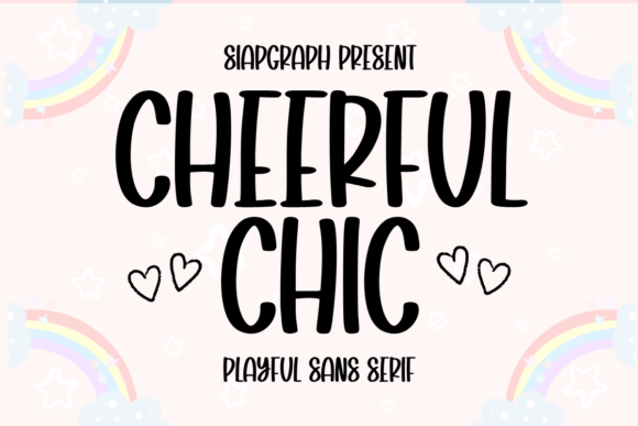 Cheerful Chic: A Playful Sans Serif Font for Handmade Creators