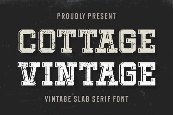 Cottage Vintage: A Timeless Slab Serif for Authentic Branding