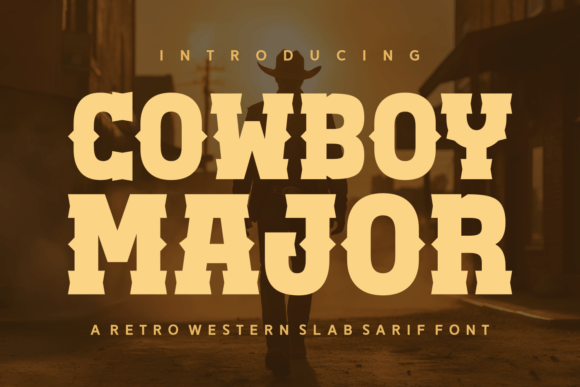 Cowboy Major: A Blackletter Font That Anchors Editorial Mood