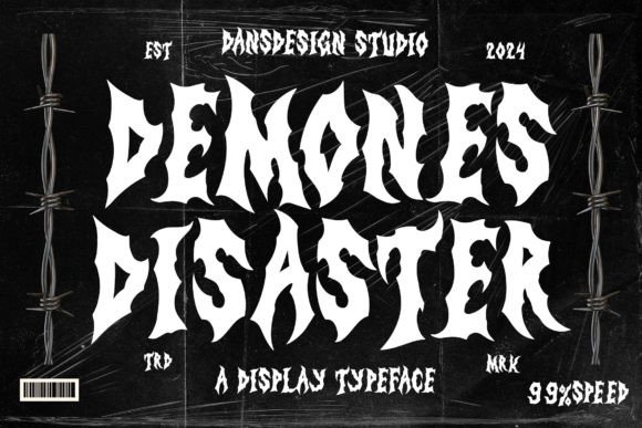 Demones Disaster: A Blackletter Font with Quiet Confidence