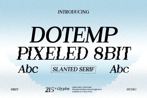 Dotemp: An 8-Bit Serif Font That Feels Like Home