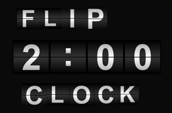 Flip Clock Font: A Bold, Nostalgic Display Typeface for Digital Branding