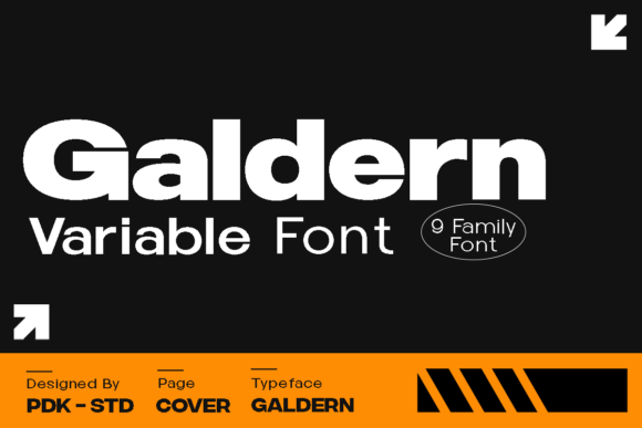 Galdern: A Modern Sans Serif Font for Digital Design