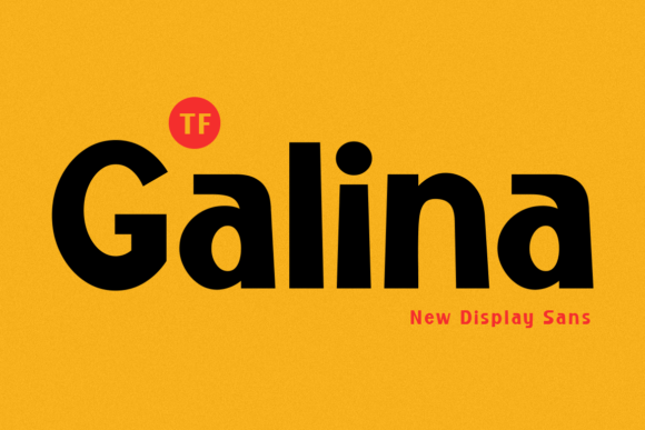 Galina Font: A Modern-Retro Sans Serif for Handmade Brands