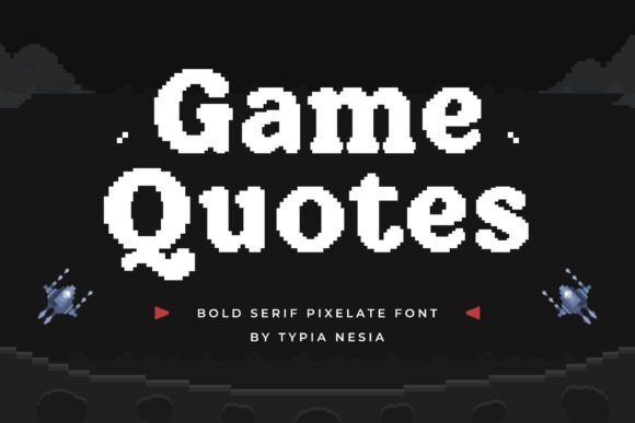 Game Quotes: A Bold Serif Typeface for Digital Branding