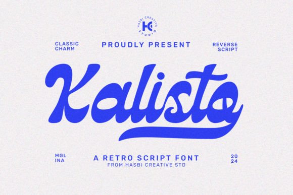 Kalisto: A Vintage Script Font for Editorial Charm