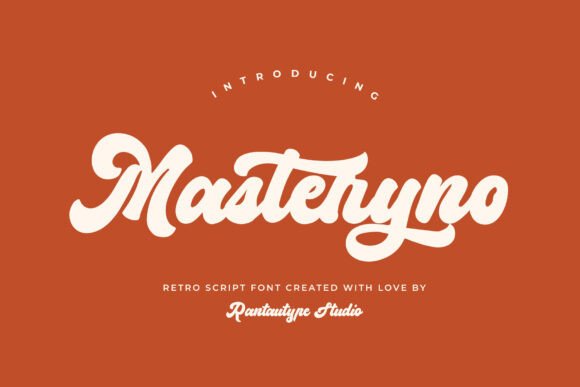 Masteryno: A Retro Script Font for Digital Branding