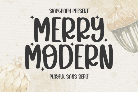 Merry Modern: A Playful Sans Serif Font for Digital Branding
