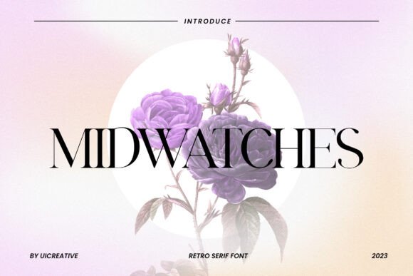Midwatches: A Refined Serif Font for Polished Branding