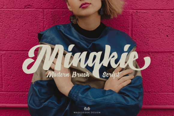 Mingkie: A Retro-Refined Script Font for Real Branding Work