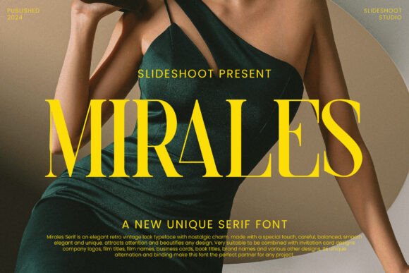 Mirales Serif Font for Elegant Digital Branding