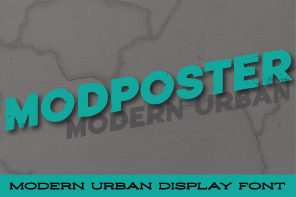 Modposter: A Bold Sans Serif Font for Confident Branding