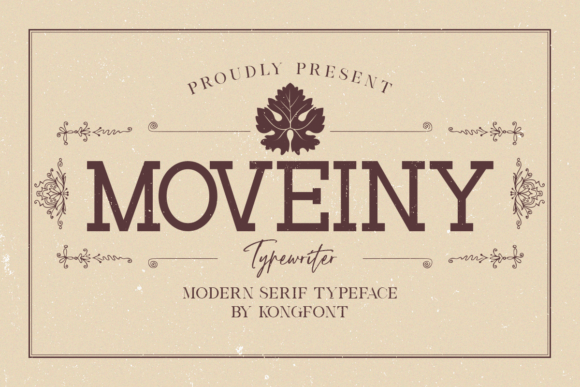 Moveiny Serif Font: Vintage Elegance for Handmade Labels & Printables