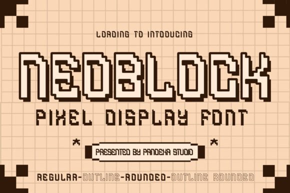 Neoblock: A Pixel-Perfect Display Font for Campaign Headlines