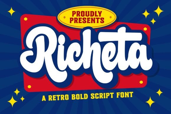 Richeta: A Retro Script Font That Feels Like a Warm Conversation