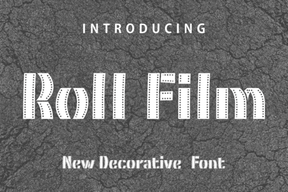 Roll Film Font: A Playful, Nostalgic Display Typeface