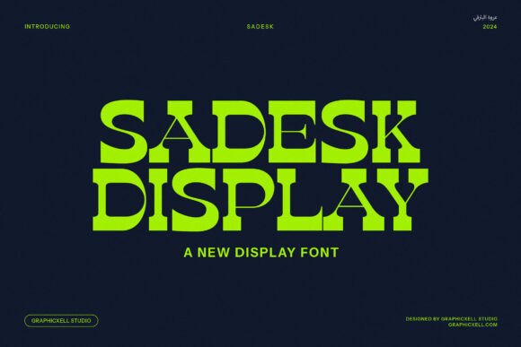 Sandesk: A Vintage-Tech Slab Serif for Distinctive Web Headlines