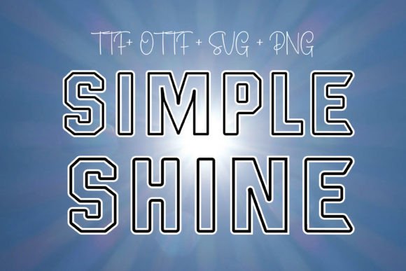 Simple Shine: A Retro-Chic Sans Serif for Modern Web Design