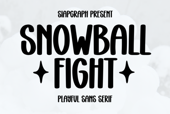 Snowball Fight Font: Bold, Bubbly & Perfect for Handmade Brands