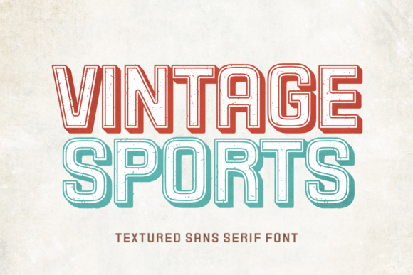 Vintage Sports: A Display Font That Anchors Brand Personality